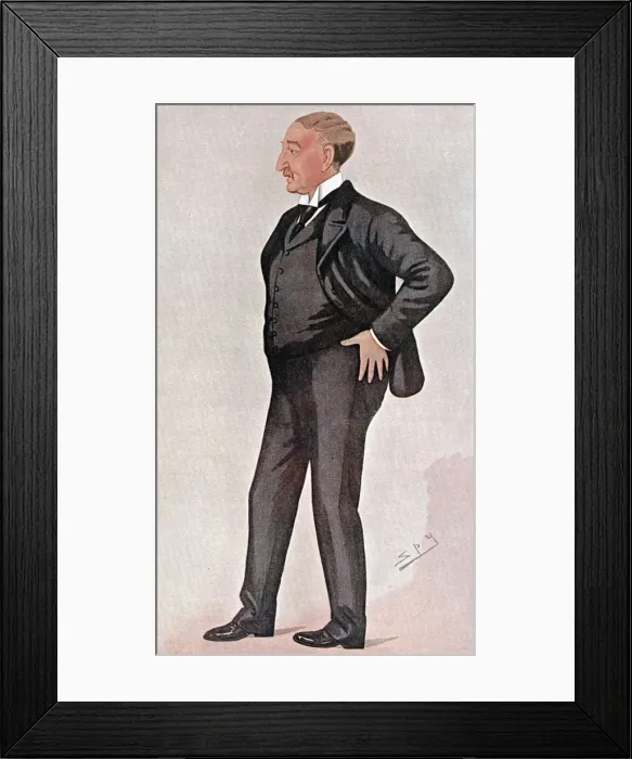 Framed Print : Cecil Rhodes, British-born South African, financier, statesman and empire builder, 1891. Artist: Spy Framed Print : Cecil Rhodes, British-born South African, financier, statesman and empire builder, 1891. Artist: Spy
