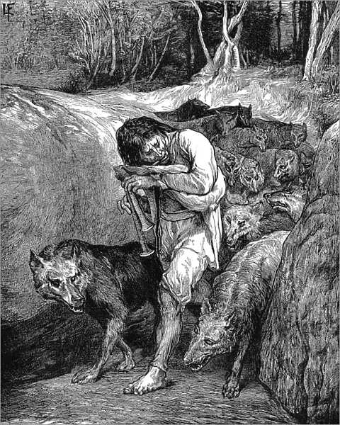 The Wolf-Charmer, 1881. Artist: John Le Farge