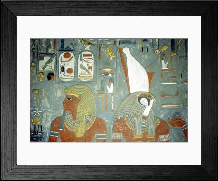 Framed Print : Tomb of Horemheb, last king of 18th dynasty, Ancient Egyptian, c1292 BC Framed Print : Tomb of Horemheb, last king of 18th dynasty, Ancient Egyptian, c1292 BC