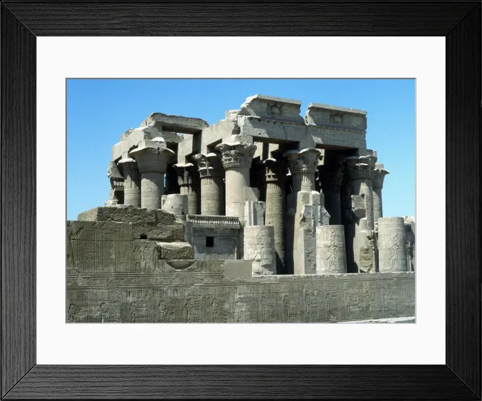 Framed Print : Hellenistic temple at Kawm Umbu (Kom Ombo) Egypt, c2nd century-1st century BC Framed Print : Hellenistic temple at Kawm Umbu (Kom Ombo) Egypt, c2nd century-1st century BC