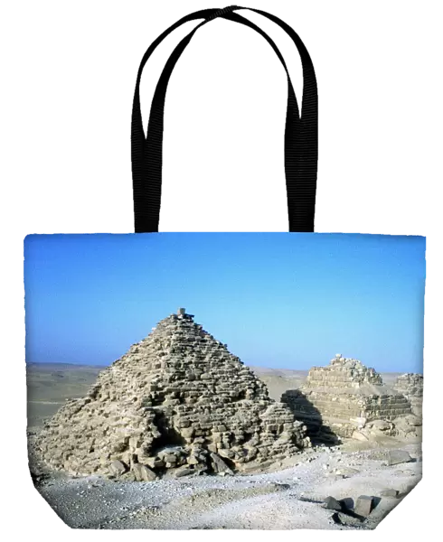 Small pyramids at Giza (Gizeh), Ancient Egyptian