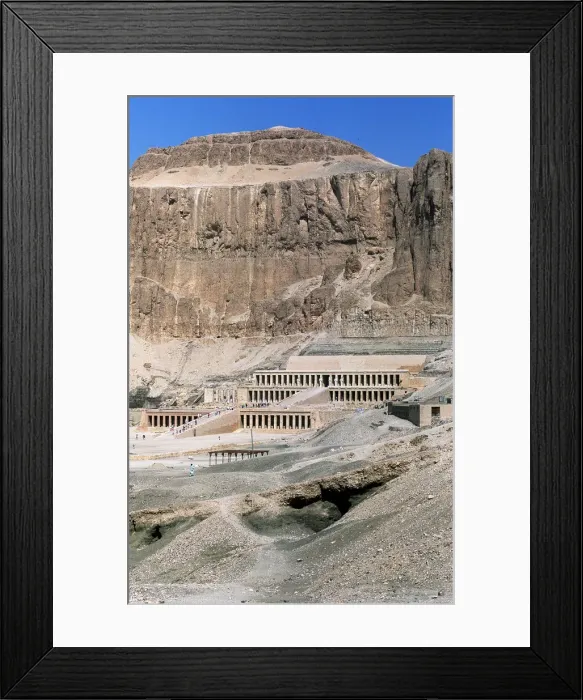 Framed Print : Mortuary temple of Queen Hatshepsut, Dayr al-Bahri, Egypt, c1457 BC Framed Print : Mortuary temple of Queen Hatshepsut, Dayr al-Bahri, Egypt, c1457 BC