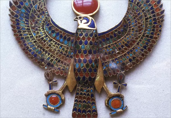 Pectoral jewel from the treasure of Tutankhamun, Ancient Egyptian, c1325 BC