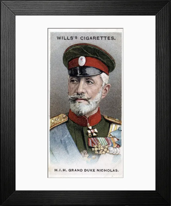 Framed Print : Grand Duke Nicholas of Russia, Russian general, 1917 Framed Print : Grand Duke Nicholas of Russia, Russian general, 1917