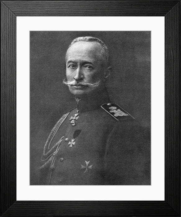 Framed Print : Alexei Brusilov, Russian soldier, c1914-c1917 Framed Print : Alexei Brusilov, Russian soldier, c1914-c1917