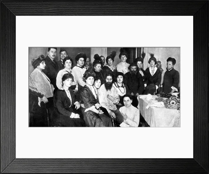 Framed Print : Grigori Rasputin, Russian peasant, holy-man and mystic Framed Print : Grigori Rasputin, Russian peasant, holy-man and mystic