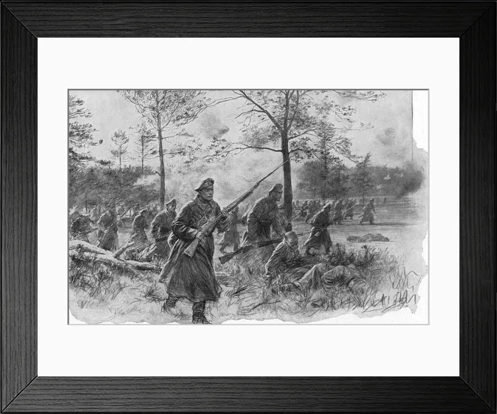 Framed Print : Russian infantry charging during Brusilovs offensive against Austria-Hungary, World War I, 1916 Framed Print : Russian infantry charging during Brusilovs offensive against Austria-Hungary, World War I, 1916