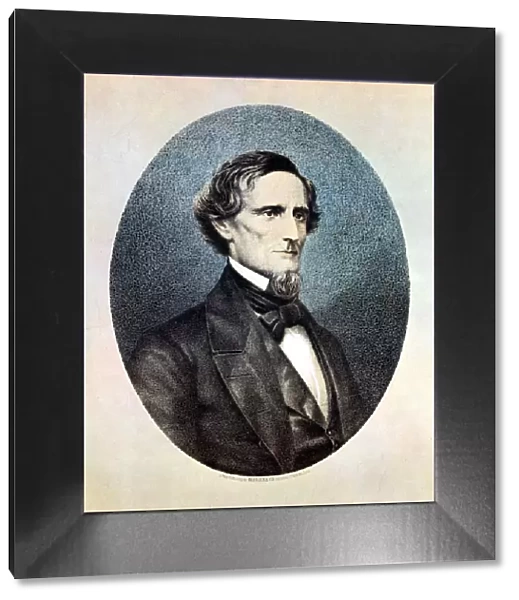 Jefferson Davis, President of the Confederate (southern) States
