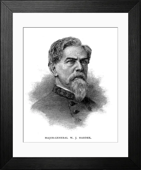 Framed Print : William J Hardee, American soldier Framed Print : William J Hardee, American soldier