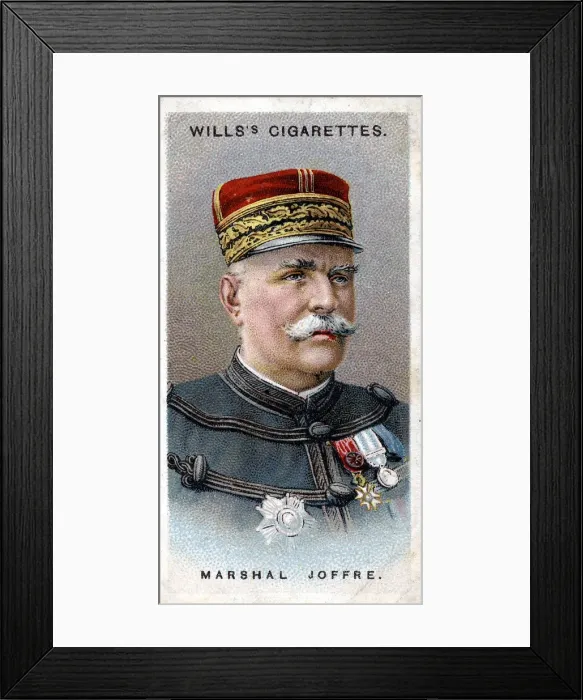 Framed Print : Joseph Jacques Cesaire Joffre, French soldier, 1917 Framed Print : Joseph Jacques Cesaire Joffre, French soldier, 1917