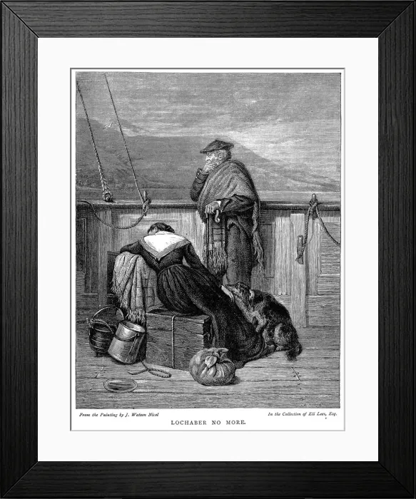 Framed Print : Lochaber no More, 1886 Framed Print : Lochaber no More, 1886