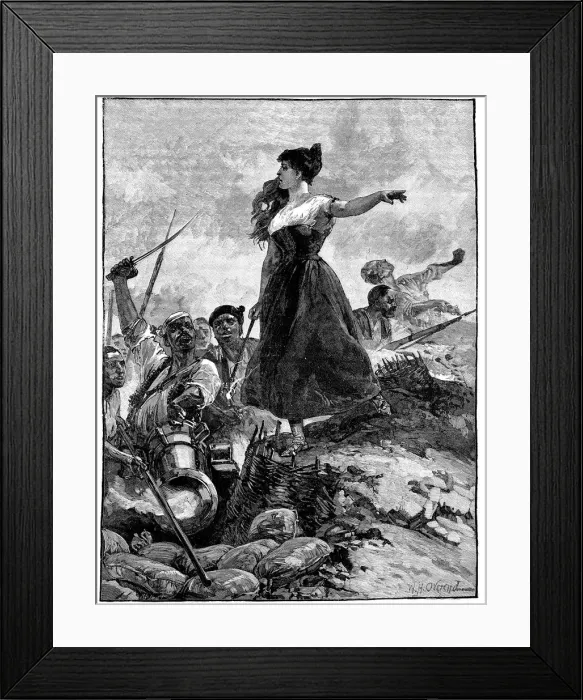 Framed Print : Siege of Zaragoza, Peninsular War, 16 June-13 August 1808 Framed Print : Siege of Zaragoza, Peninsular War, 16 June-13 August 1808