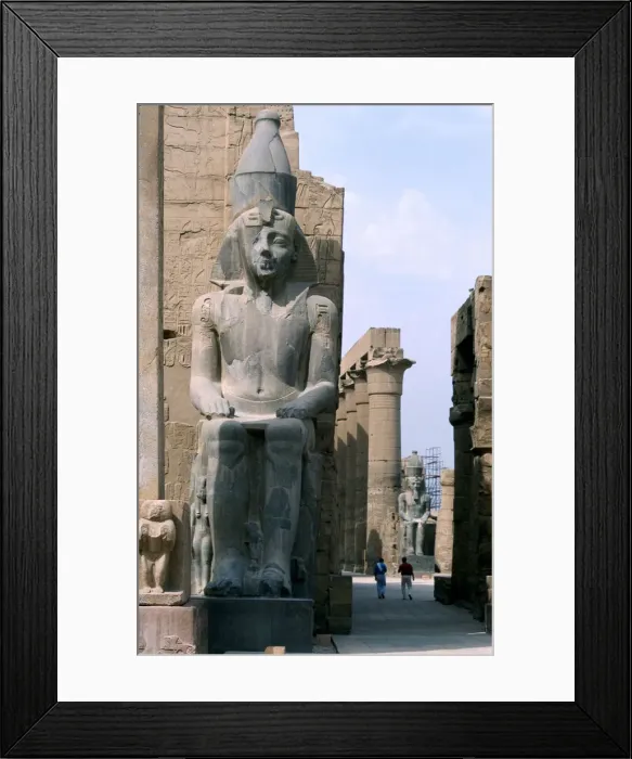 Framed Print : Giant statue of Rameses II third king of the 19th dynasty, Luxor, Egypt, c1279-c1213 BC Framed Print : Giant statue of Rameses II third king of the 19th dynasty, Luxor, Egypt, c1279-c1213 BC