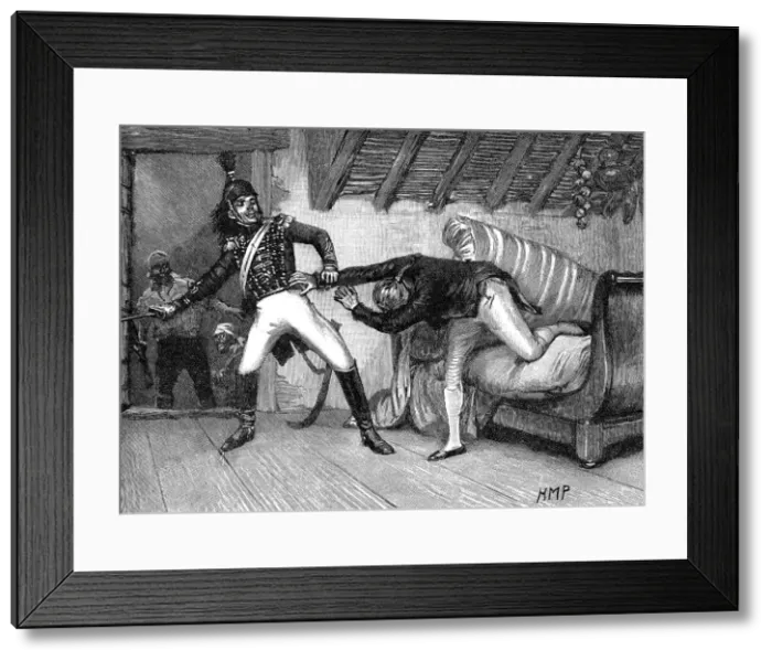 Framed Print : Capture of Manuel de Godoy, Duke of Alcudia, Spanish statesman, 1808 Framed Print : Capture of Manuel de Godoy, Duke of Alcudia, Spanish statesman, 1808