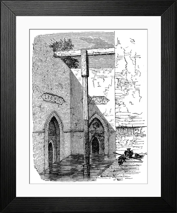 Framed Print : Nilometer on the island of Roda, Cairo, Egypt, c1895 Framed Print : Nilometer on the island of Roda, Cairo, Egypt, c1895
