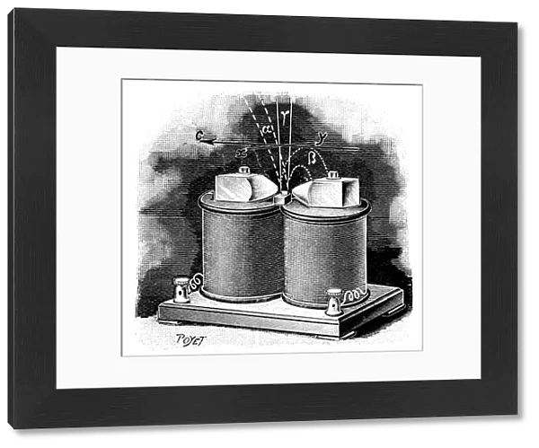 Radium experiment, 1904. Artist: Poyet