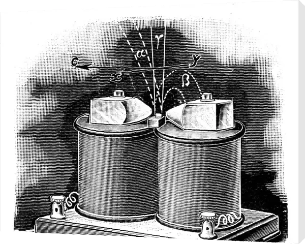 Radium experiment, 1904. Artist: Poyet