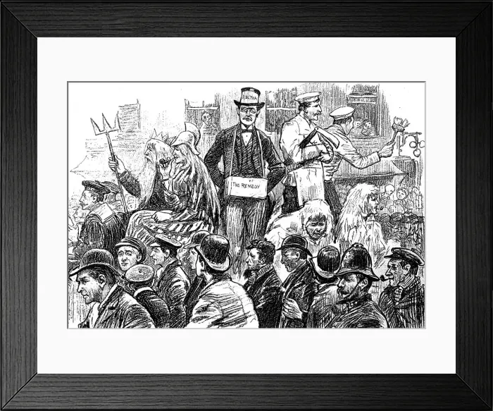 Framed Print : London Dockers Strike, September 1889 Framed Print : London Dockers Strike, September 1889