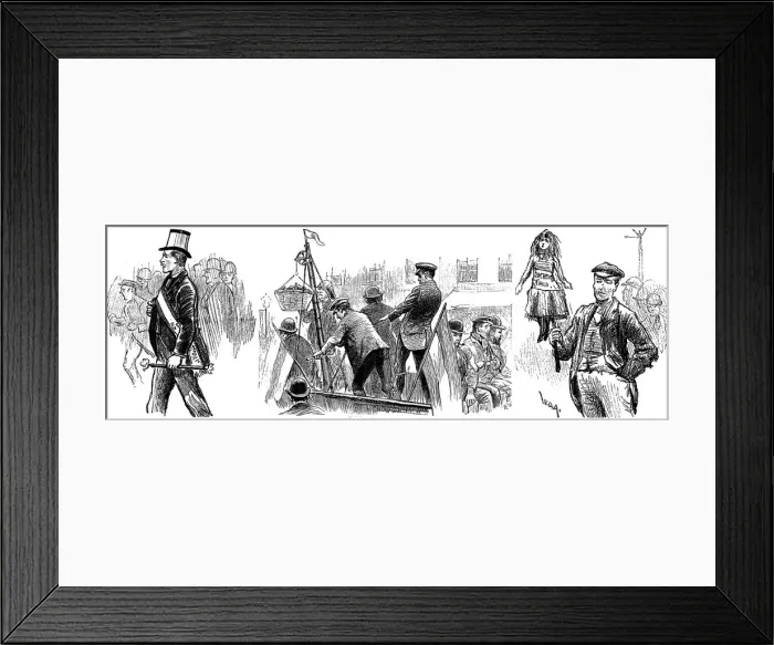 Framed Print : London Dockers Strike, September 1889 Framed Print : London Dockers Strike, September 1889