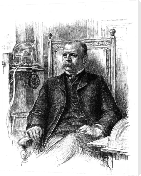 J Edward Simmons, President of the New York Stock Exchange, 1885