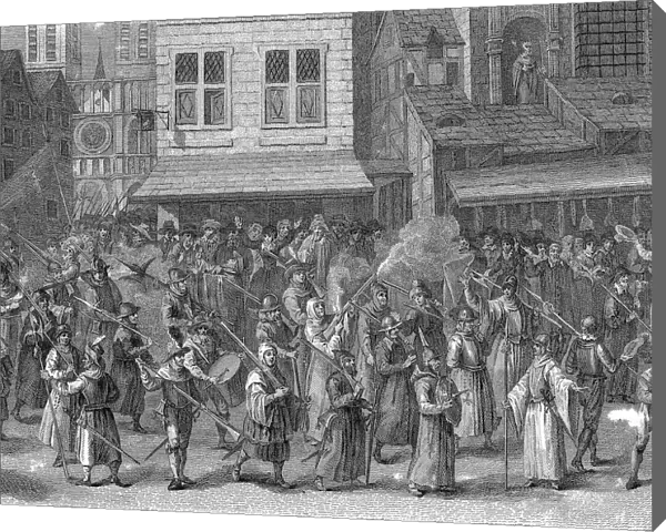 Procession of the League (la Ligue), Paris, 24 May 1590