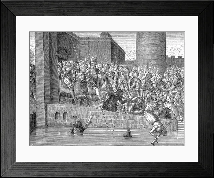 Framed Print : Henry IV of France entering Paris, 22 March 1594 Framed Print : Henry IV of France entering Paris, 22 March 1594