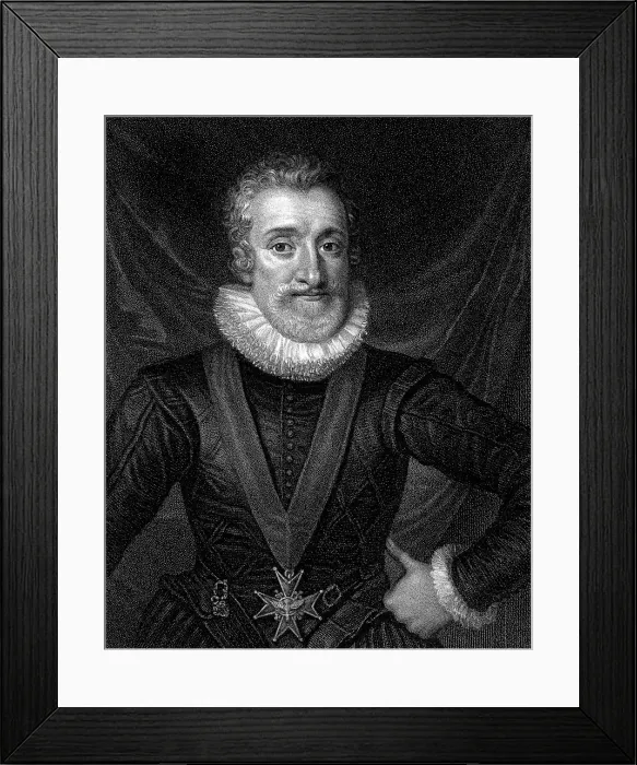 Framed Print : Henry IV, first Bourbon King of France, c1830 Framed Print : Henry IV, first Bourbon King of France, c1830