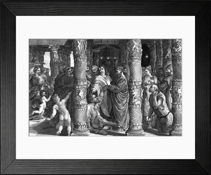 Framed Print : Peter and John at the Beautiful Gate Framed Print : Peter and John at the Beautiful Gate