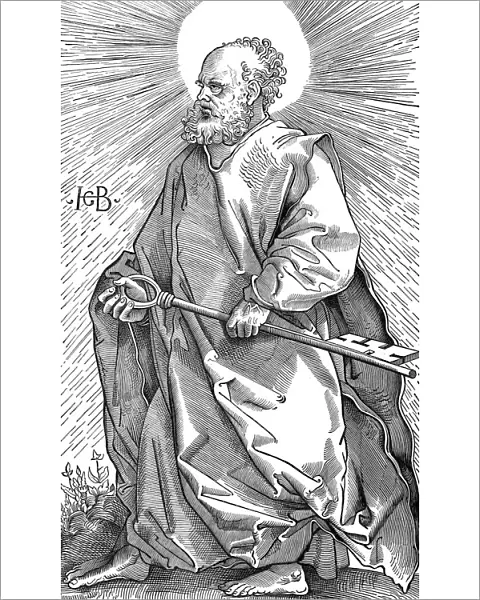 St Peter holding his symbol of a key, c1490-1550. Artist: Hans Baldung