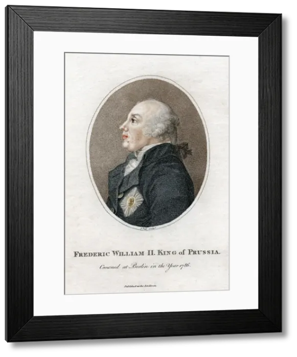 Framed Print : Frederick William II, King of Prussia, 1786-1797 (c1810) Framed Print : Frederick William II, King of Prussia, 1786-1797 (c1810)