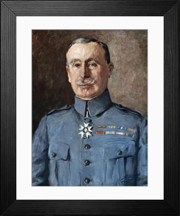 Framed Print : Robert Nivelle, French World War I general Framed Print : Robert Nivelle, French World War I general