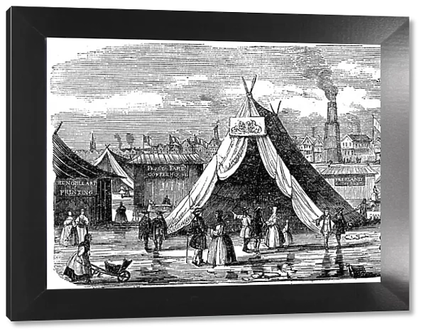 Frost Fair on the Thames at London, 1734-1740 (1838)
