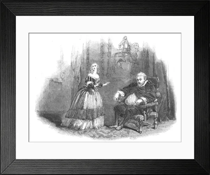 Framed Print : Scene from Il Masnadieri (The Brigands), 1847 Framed Print : Scene from Il Masnadieri (The Brigands), 1847