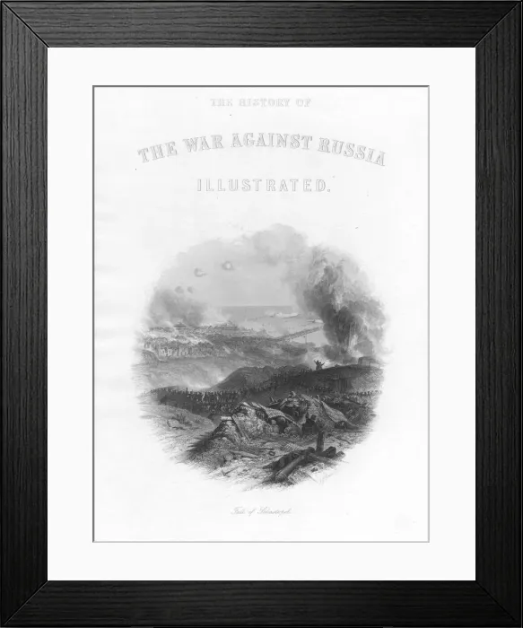 Framed Print : The fall of Sevastopol (Sebastopol), 1855 Framed Print : The fall of Sevastopol (Sebastopol), 1855