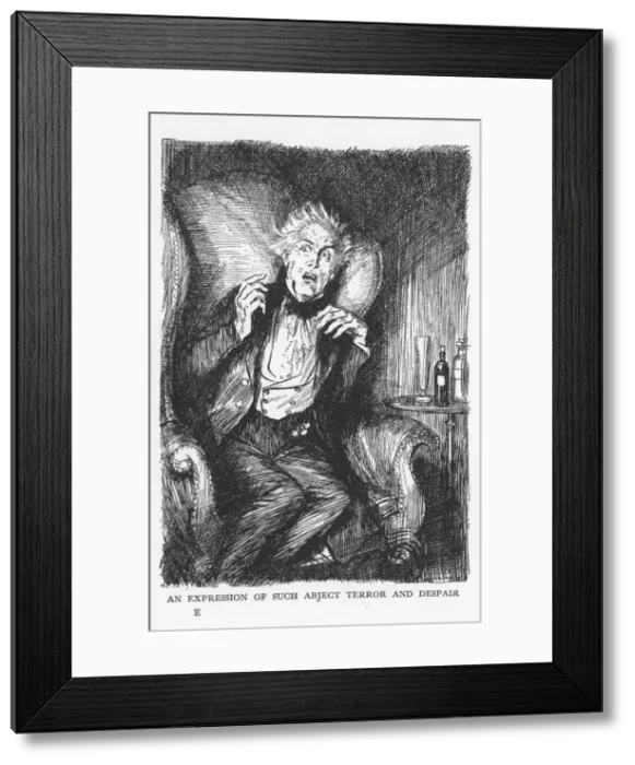 Framed Print : Scene from The Strange Case of Dr Jekyll and Mr Hyde by Robert Louis Stevenson, 1927. Artist: Edmund Joseph Sullivan Framed Print : Scene from The Strange Case of Dr Jekyll and Mr Hyde by Robert Louis Stevenson, 1927. Artist: Edmund Joseph Sullivan