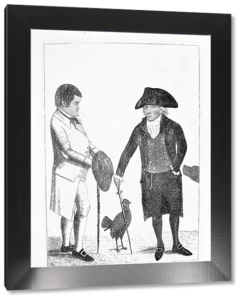 The First Interview in 1786 between Deacon Brodie and George Smith, 1788. Artist: John Kay