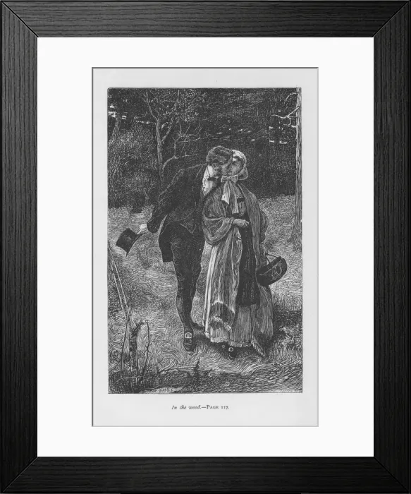 Framed Print : Scene from Adam Bede by George Eliot, c1885. Artist: William Small Framed Print : Scene from Adam Bede by George Eliot, c1885. Artist: William Small