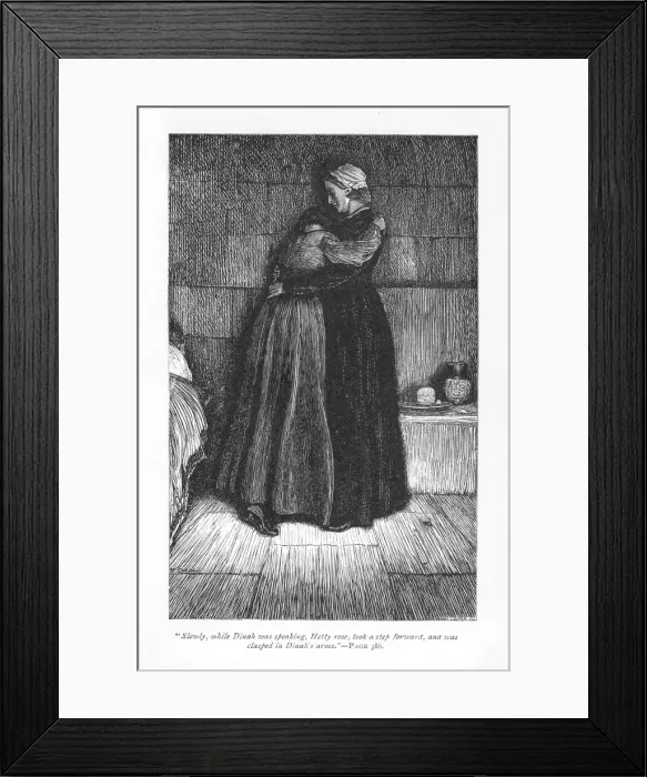 Framed Print : Scene from Adam Bede by George Eliot, c1885. Artist: William Small Framed Print : Scene from Adam Bede by George Eliot, c1885. Artist: William Small