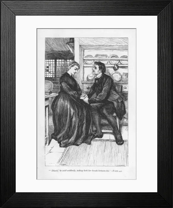 Framed Print : Scene from Adam Bede by George Eliot, c1885. Artist: William Small Framed Print : Scene from Adam Bede by George Eliot, c1885. Artist: William Small