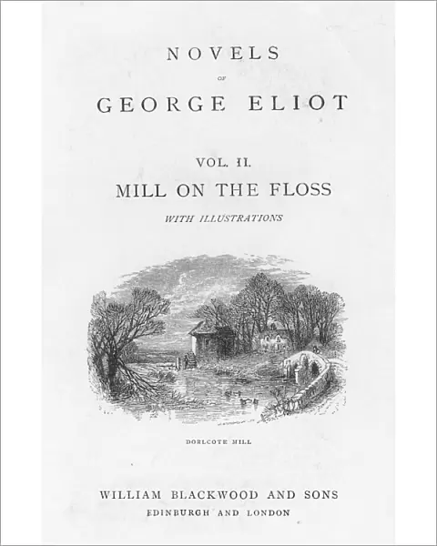 Title page of The Mill on the Floss by George Eliot, c1880. Artist: Walter-James Allen
