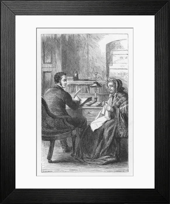 Framed Print : Scene from The Mill on the Floss by George Eliot, c1880. Artist: Walter-James Allen Framed Print : Scene from The Mill on the Floss by George Eliot, c1880. Artist: Walter-James Allen