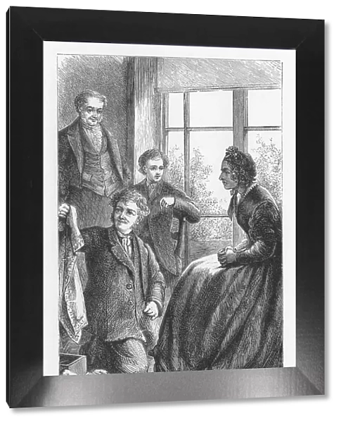Scene from The Mill on the Floss by George Eliot, c1880. Artist: Walter-James Allen