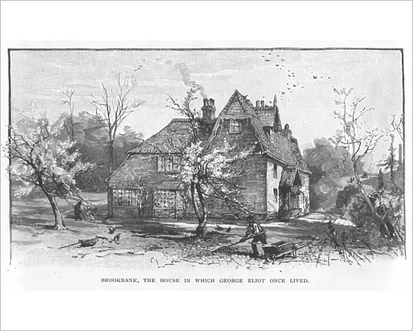 Brookbank, Shotter Mill, Surrey, the home of British novelist, George Eliot, 1882