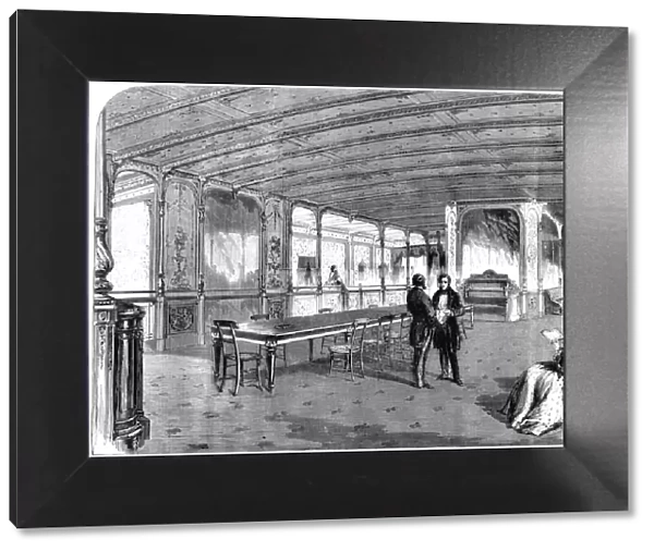 The Grand Saloon on board the Great Eastern, 1859