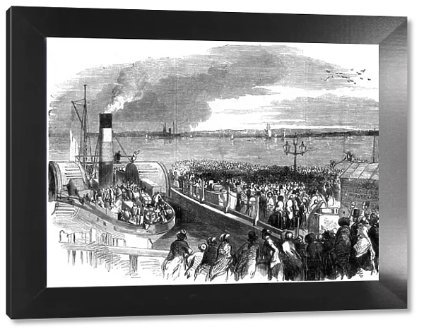 Jenny Lind, the Swedish Nightingale, on the US mail boat Atlantic, Liverpool, August 1850