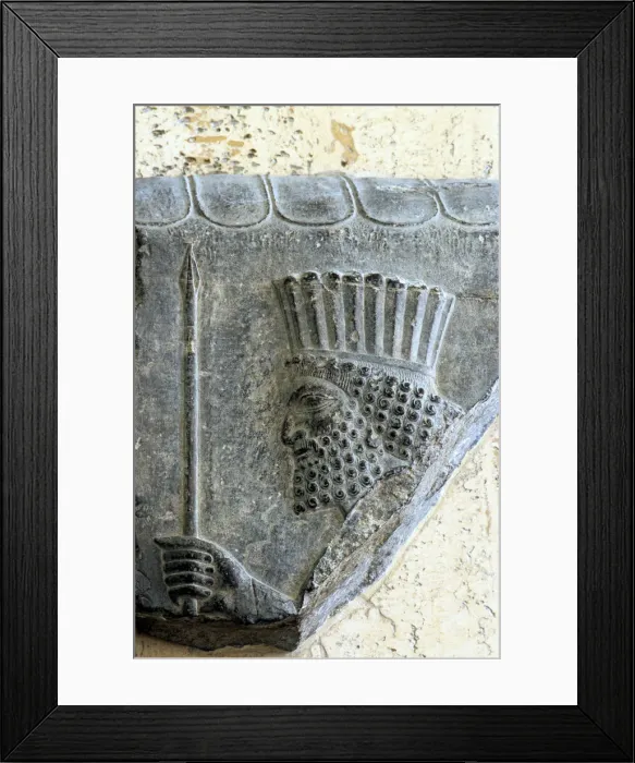 Framed Print : Persian spearman, 5th century BC Framed Print : Persian spearman, 5th century BC