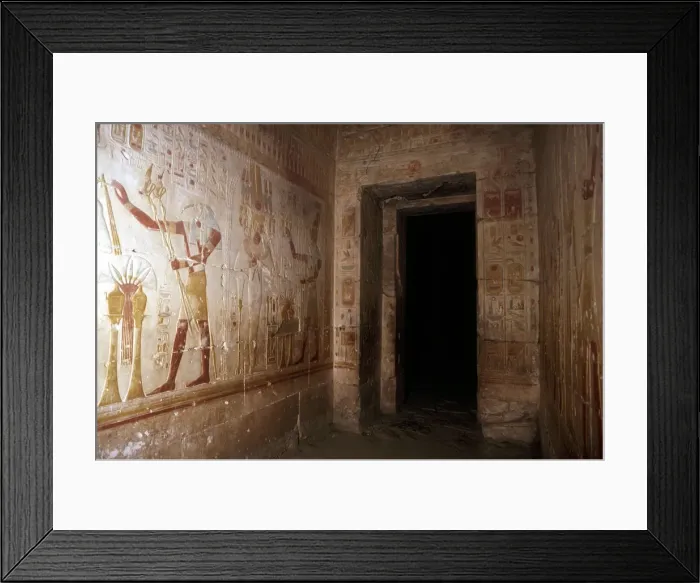 Framed Print : Wallpaintings, Temple of Sethos I, Abydos, Egypt, 19th Dynasty, c1280 BC Framed Print : Wallpaintings, Temple of Sethos I, Abydos, Egypt, 19th Dynasty, c1280 BC