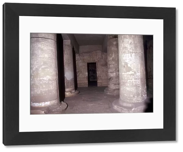 Interior of the Temple of Sethos I (Seti I), Abydos, Egypt, 19th Dynasty, c1280 BC