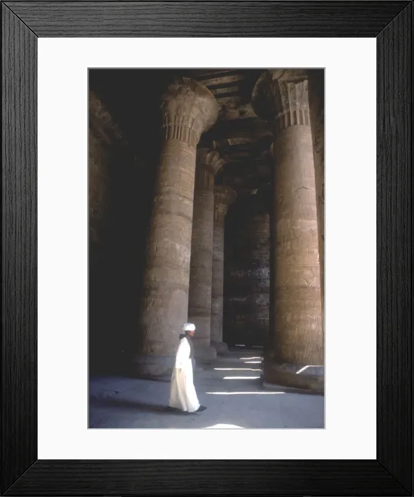 Framed Print : Columns in the Hypostyle Hall, Temple of Horus, Edfu, Egypt, Ptolemaic Period, c251 BC-246 BC Framed Print : Columns in the Hypostyle Hall, Temple of Horus, Edfu, Egypt, Ptolemaic Period, c251 BC-246 BC