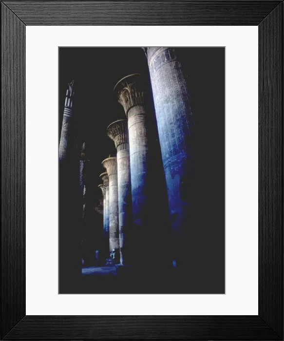 Framed Print : Columns of the Hypostyle Hall, Temple of Khnum, Ptolemaic & Roman Periods Framed Print : Columns of the Hypostyle Hall, Temple of Khnum, Ptolemaic & Roman Periods